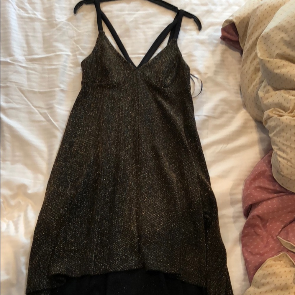 Nordstrom rack gold sparkly dress